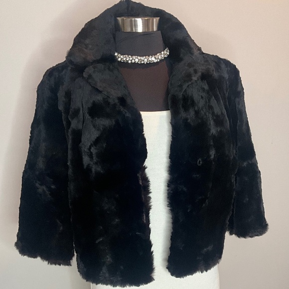 * Beautiful Rex Rabbit Fur Jacket * - Picture 2 of 6